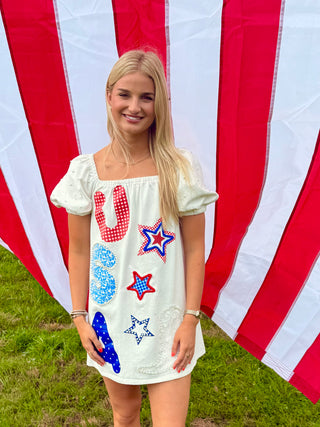 USA Denim Mini Dress