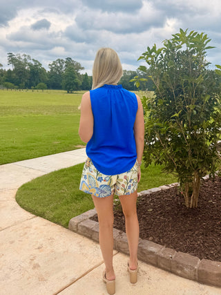 Santorini Bloom Wrap Skort