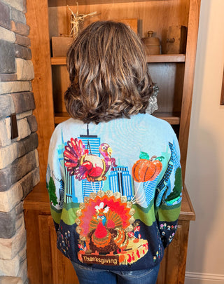 Queen of Sparkles Thanksgiving Parade Sweater