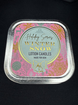 Creative Energy Holiday Candle Winter Snow