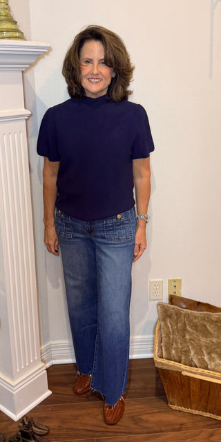 Kut from the Kloth front pocket Raw Hem Denim