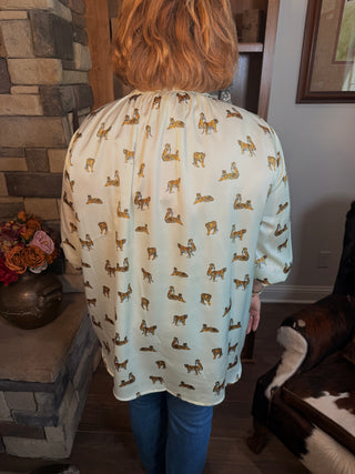 She & Sky Tiger Top