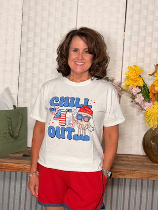 Chill the 4th out t-shirt