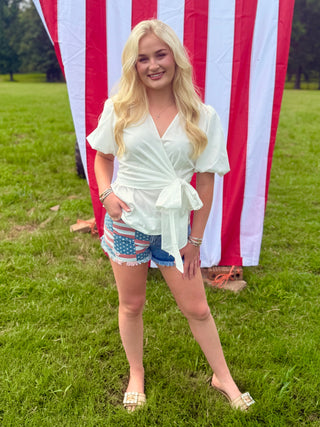 Chic Wrap Blouse