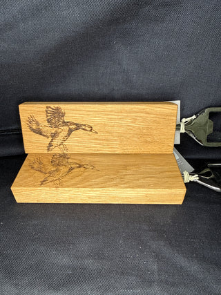 Oak Bottle Opener- Flying Duck