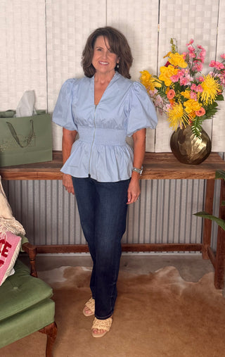 Judy Blue Mid Rise Short Inseam Straight