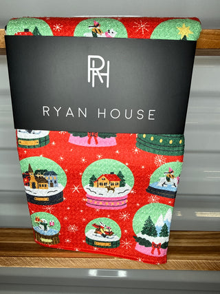 Ryan House Christmas Snow Globe Tea Towel