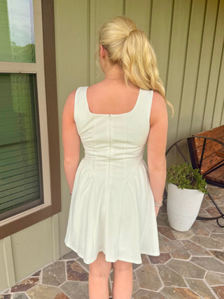 She & Sky Classic Charm Mini Dress