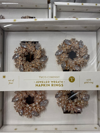 Holiday Wreath Napkin Rings