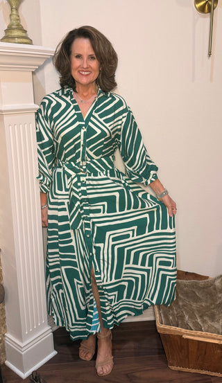 Entro Emerald Avenue Maxi Dress