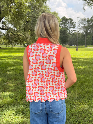 Retro Pop Petal Top
