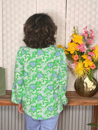 Mary Square Daisy Chain Top