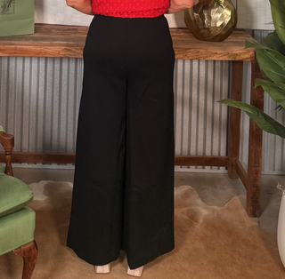 High Rise Flare Let Ponte Pants