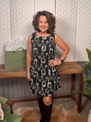 Golden Hour Embroidered Dress
