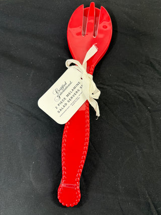 Perlette Red 2 pc Salad Servers