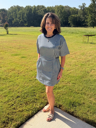 Entro Gameday Gingham Dress