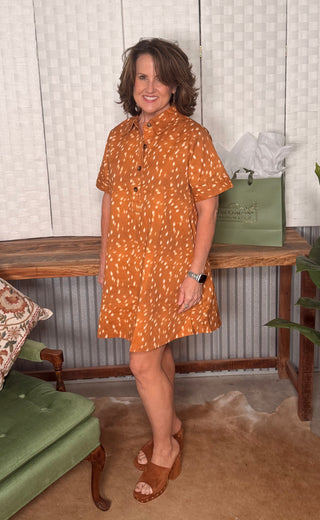 Entro Fall About Fawn Dress