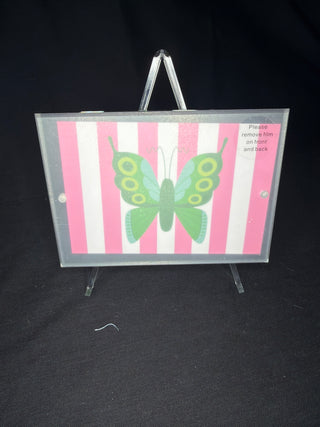 4x6 Easel Acrylic Photo Frame Green