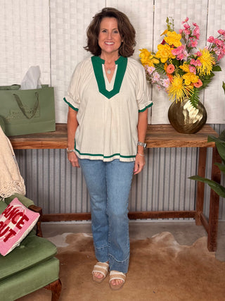 Umgee Linen Cotton Top