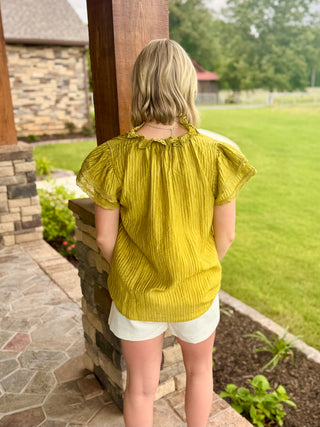 Golden Grove Textured Top