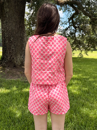 THML Pink Polka Dot Top