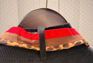 Wild Side Scarf Sweater