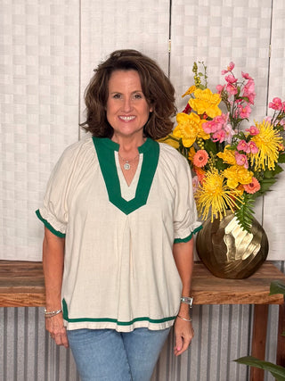 Umgee Linen Cotton Top