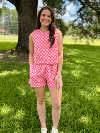 THML Pink Polka Dot Shorts