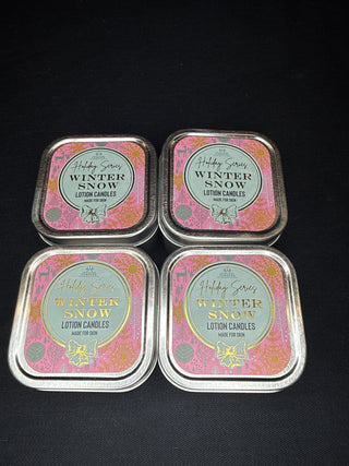 Creative Energy Holiday Candle Winter Snow