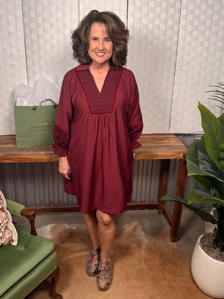Umgee Sweet Embroidered Dress