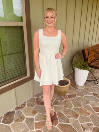 She & Sky Classic Charm Mini Dress
