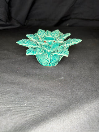 Holly Berry Taper Candleholders