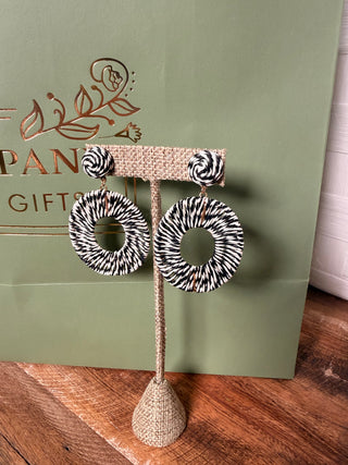 WW Maze Raffia Earring