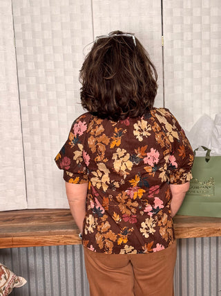 Entro Cinnamon Bloom Blouse