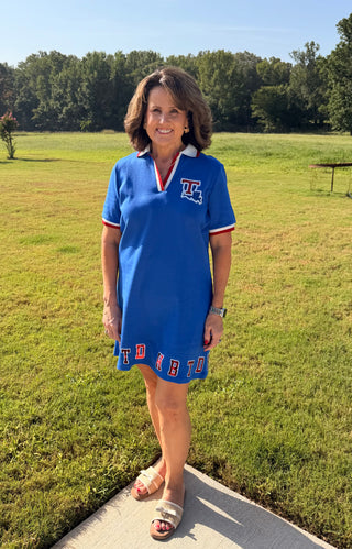 La Tech BC Club Dress with Bulldog