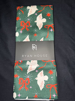 Ryan House Christmas Dove Tea Towels