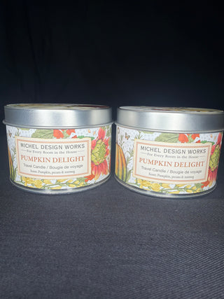 Michel Design Works Pumpkin Delight Travel Candle