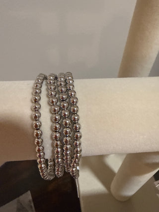 Splendid Iris 4 mm Bead Bracelets