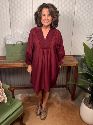 Umgee Sweet Embroidered Dress