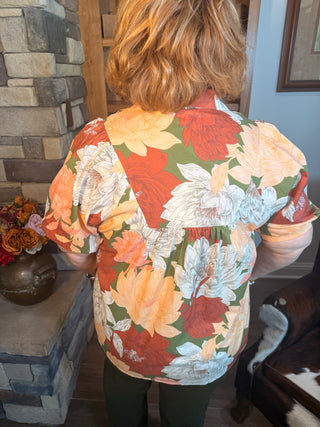 Entro Fall Floral Top