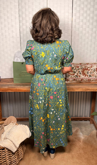 Entro Garden Party Midi Dress