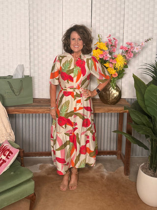 Voy Sunset Midi Dress