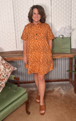 Entro Fall About Fawn Dress