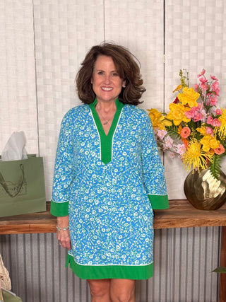 Mary Square Brenda Meadow Line Dress
