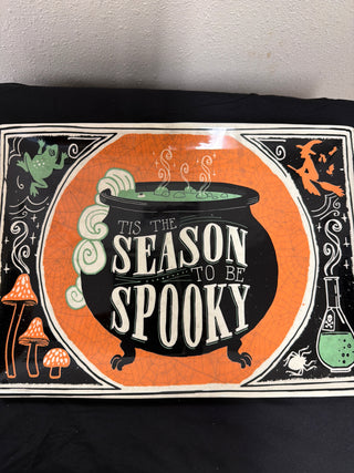 Scaredy Cat Rectangular Platter