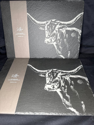 Slate Cheese Board - Longhorn
