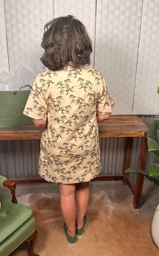 Wild Horse Zip Front Dress