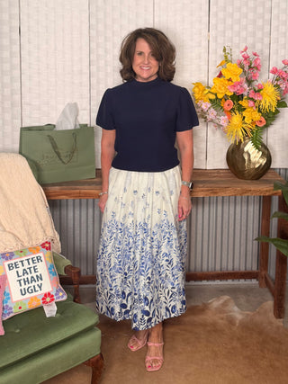 She & Sky Garden Bloom Skirt