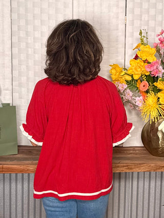 Umgee Linen Cotton Top
