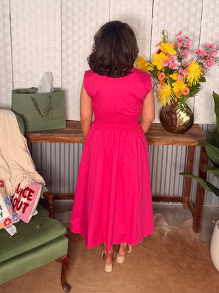 She & Sky MIdi Zipper Dress